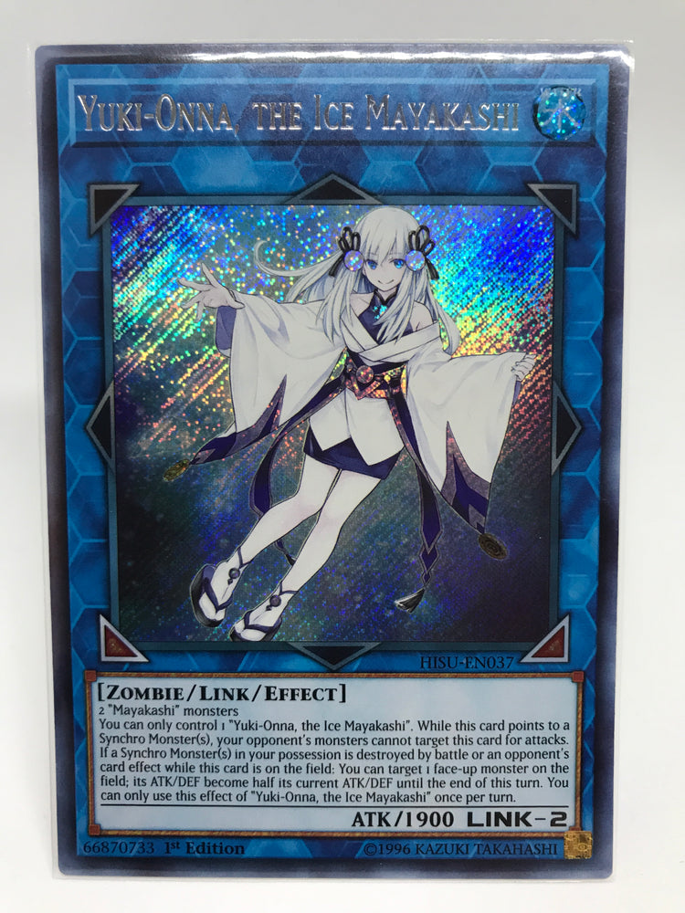 Yugioh! Yuki-Onna, the Ice Mayakashi / Secret - HISU-EN037