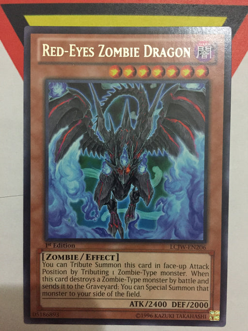 Red-Eyes Zombie Dragon - Rare - LCJW-EN206 - 1st