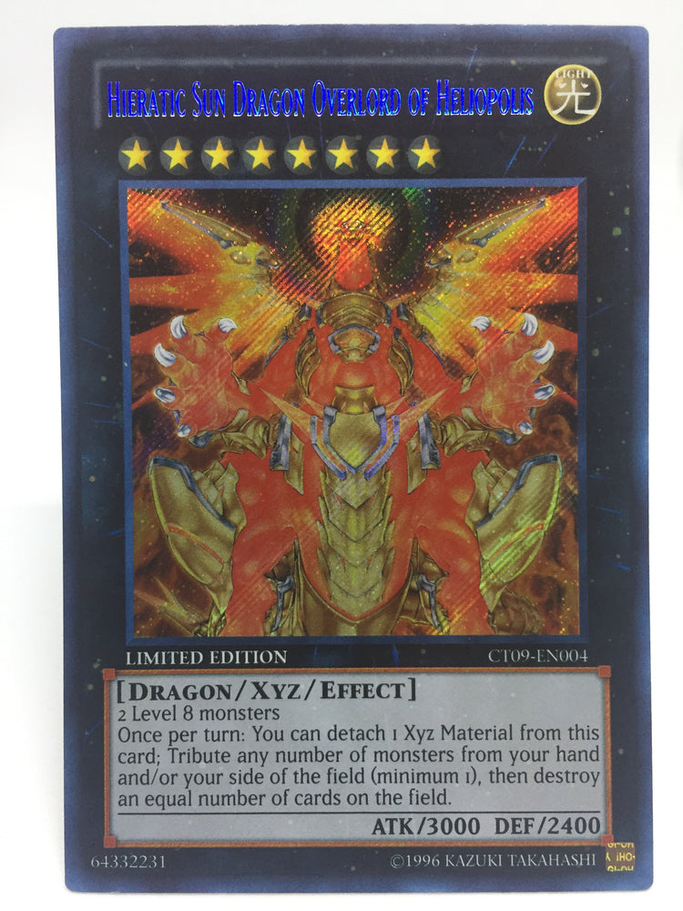 Hieratic Sun Dragon Overlord of Heliopolis / Secret - CT09-EN004 - Lim