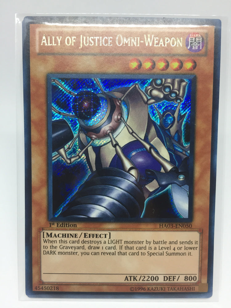 Ally of Justice Omni-Weapon / Secret - HA03-EN050 - 1st