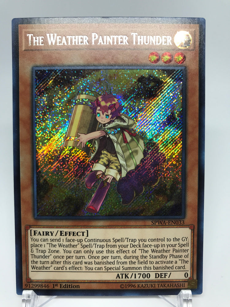 weather painter deck yugioh Yugioh! The Weather Painter Thunder / Secret - SPWA-EN033