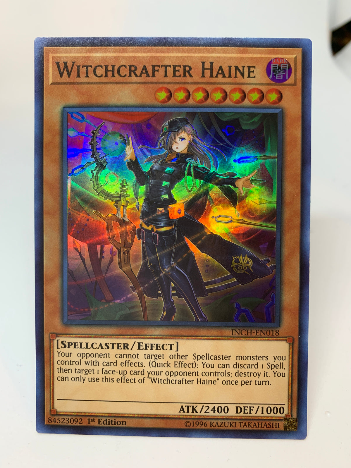 Yugioh! Witchcrafter Haine / Super - INCH-EN018 - 1st — Transcend 