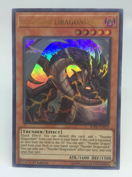 Thunder Dragondark / Ultra Rare - SOFU-EN019 - 1st/Unl