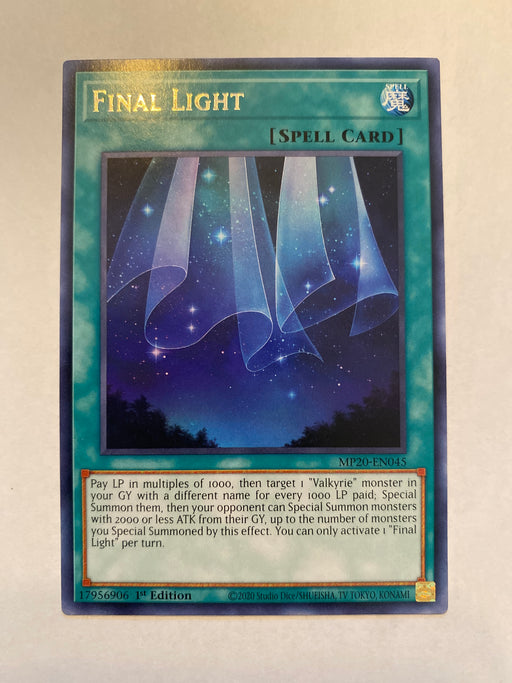 Final Light / Rare - MP20-EN045- 1st