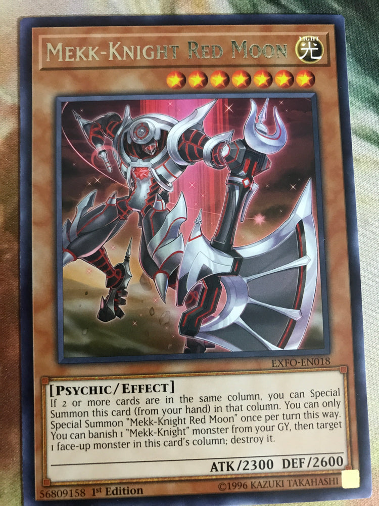 Mekk-Knight Red Moon - Rare - EXFO-EN018 - 1st