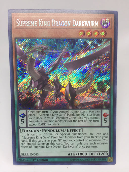 Supreme King Dragon Darkwurm / Secret - BLRR-EN063 - 1st