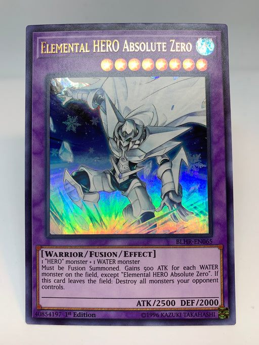 Elemental HERO Absolute Zero - BLHR-EN065 - Ultra - 1st