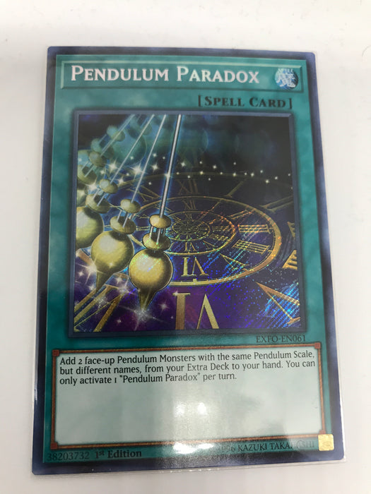 Pendulum Paradox / Secret - EXFO-EN061 - 1st