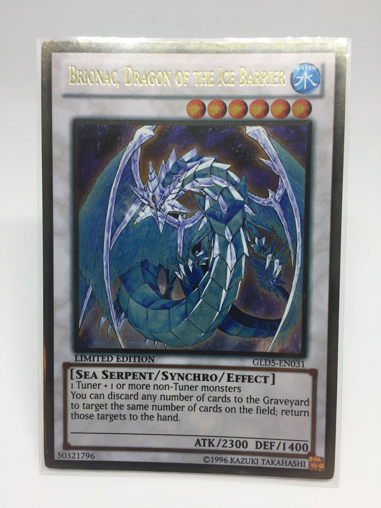 Brionac, Dragon of the Ice Barrier / Gold - GLD5-EN031 - Lim