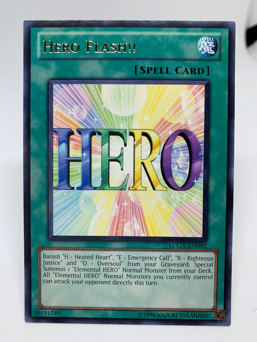 Hero Flash!! / Rare - LCGX-EN092