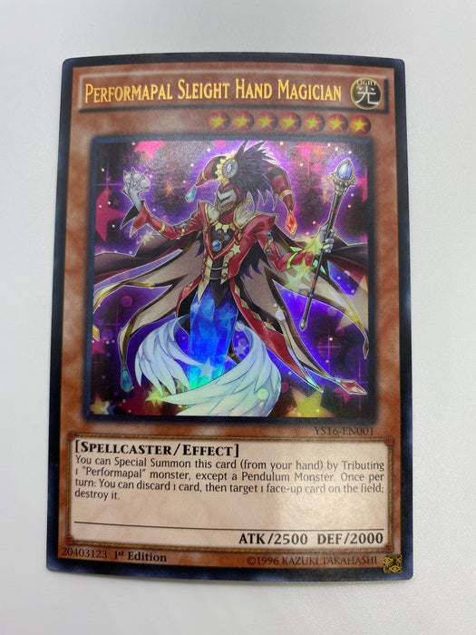 Performapal Sleight Hand Magician / Ultra - YS16-EN001 - 1st