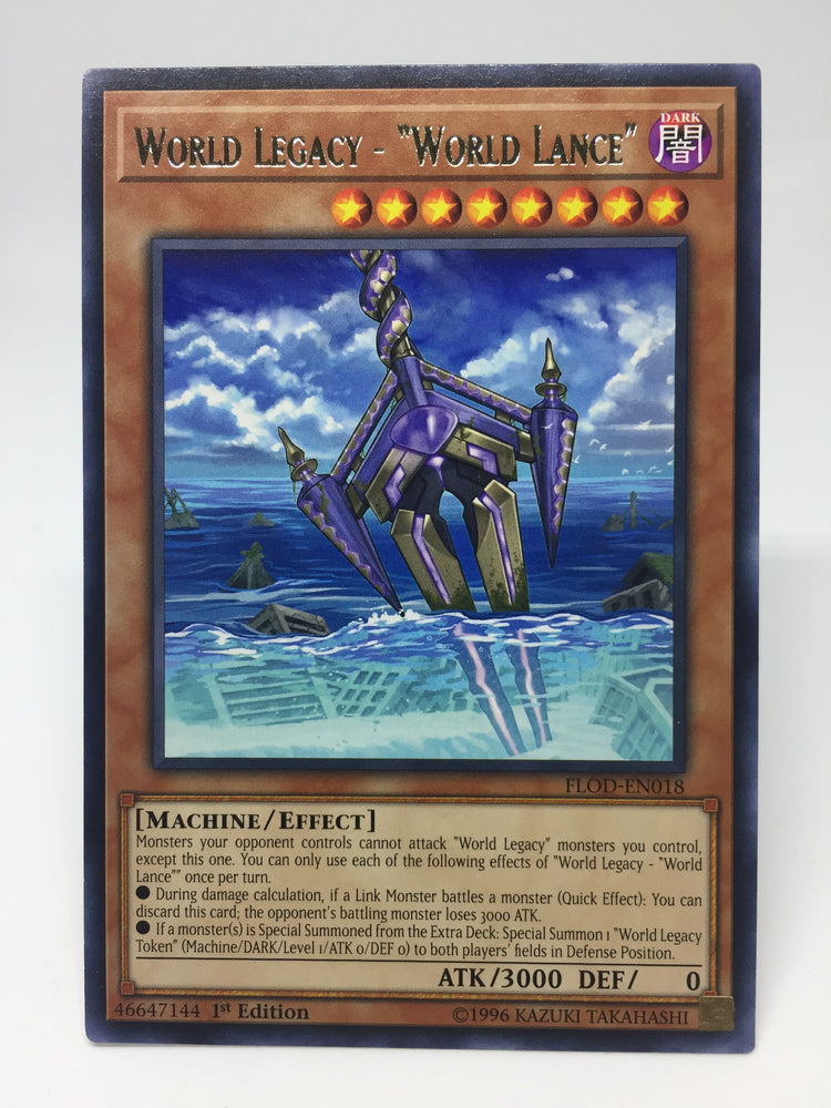 World Legacy - "World Lance" - Rare - FLOD-EN018 - 1st