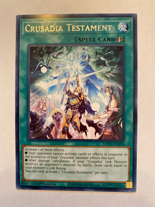 Crusadia Testament / Rare - MP20-EN078- 1st