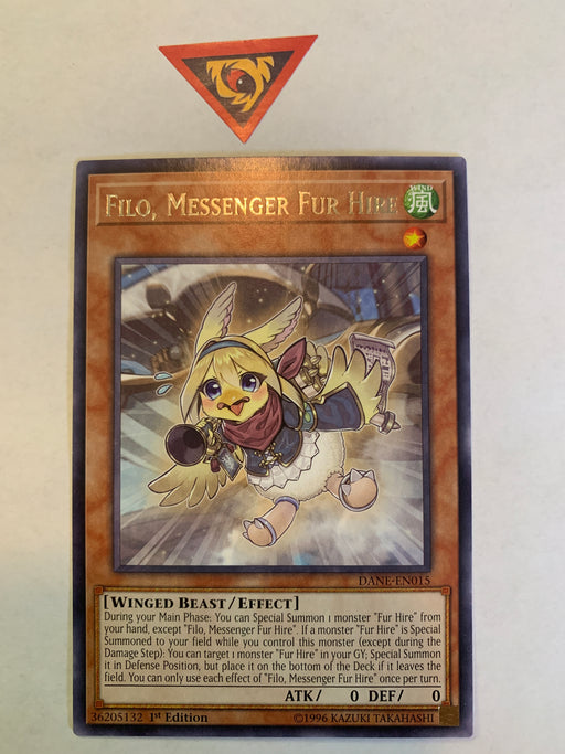 Filo, Messenger Fur Hire / Rare - DANE-EN015 - 1st