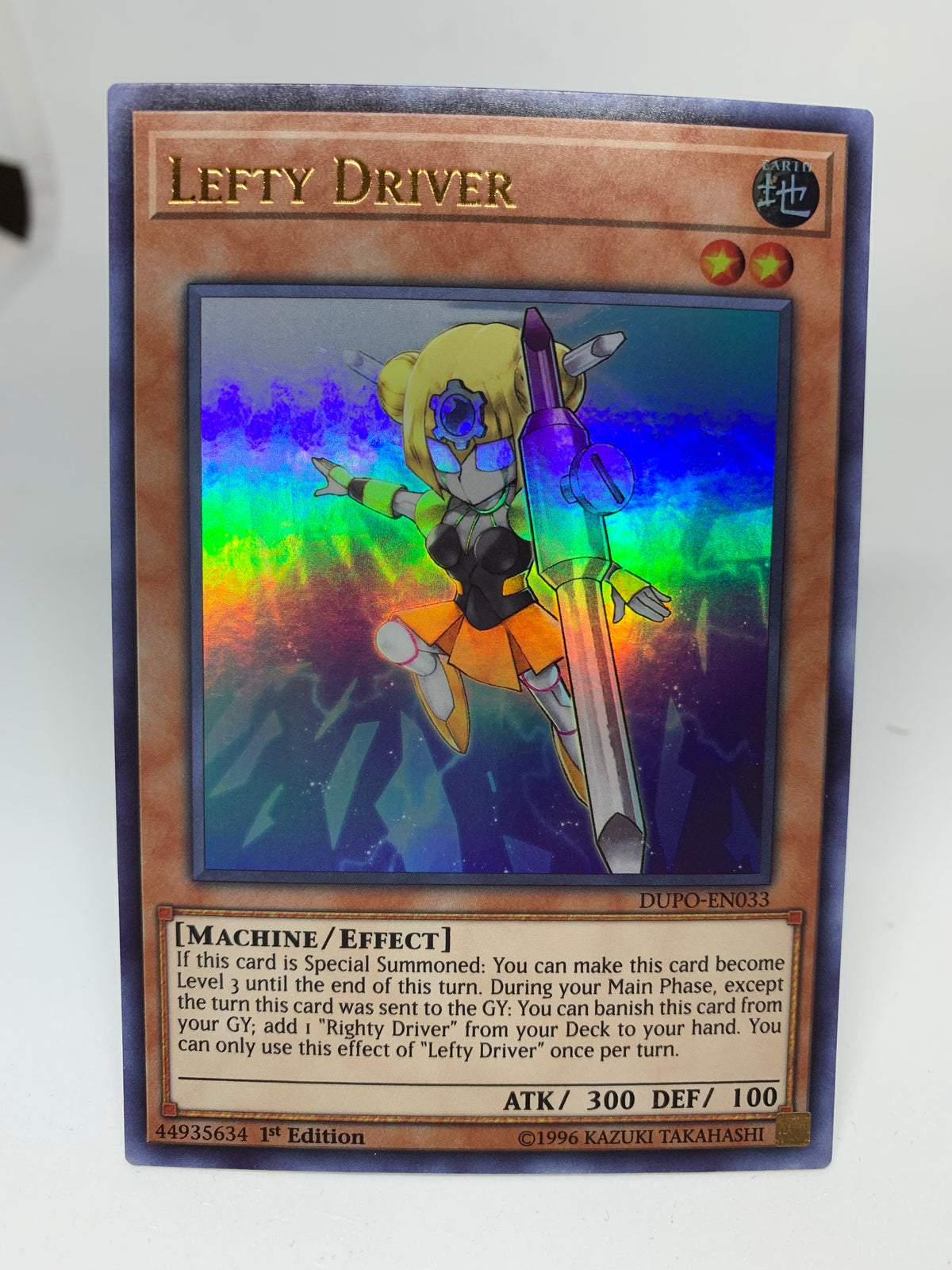 Yugioh! Lefty Driver / Ultra - DUPO-EN033 - 1st — Transcend Cards