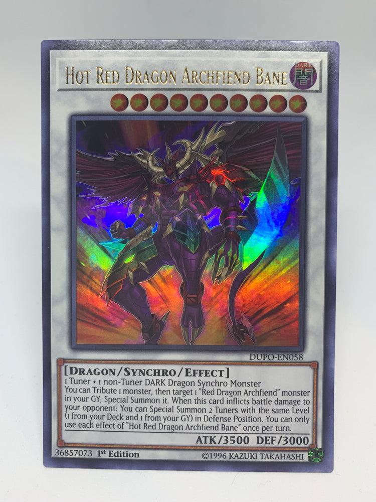 Hot Red Dragon Archfiend Bane / Ultra - DUPO-EN058 - 1st