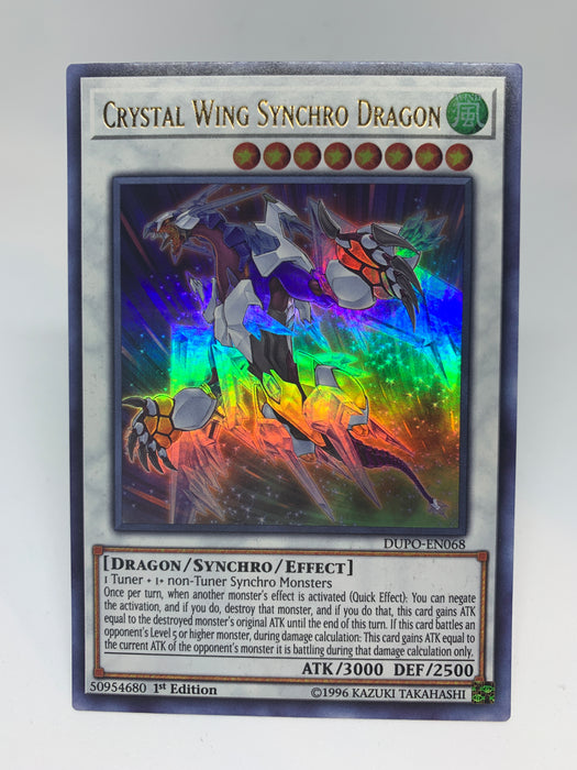 Crystal Wing Synchro Dragon / Ultra - DUPO-EN068 - 1st