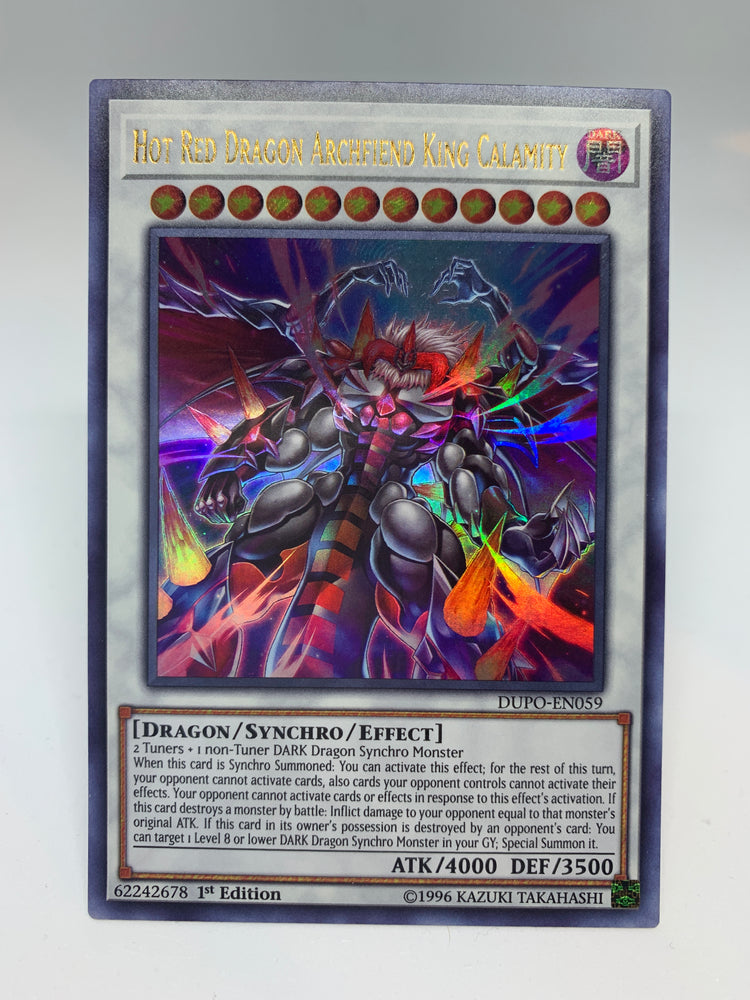 Hot Red Dragon Archfiend King Calamity / Ultra - DUPO-EN059 - 1st