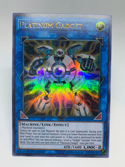 Yugioh! Platinum Gadget / Ultra - DUPO-EN039 - 1st Transcend Cards Yugioh! Platinum Gadget / Ultra - DUPO-EN039 - 1st Transcend Cards