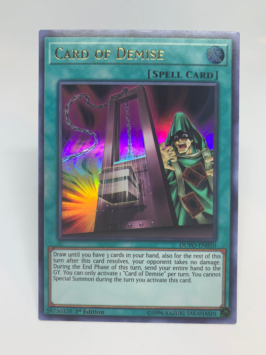 Card of Demise / Ultra - DUPO-EN050 - 1st