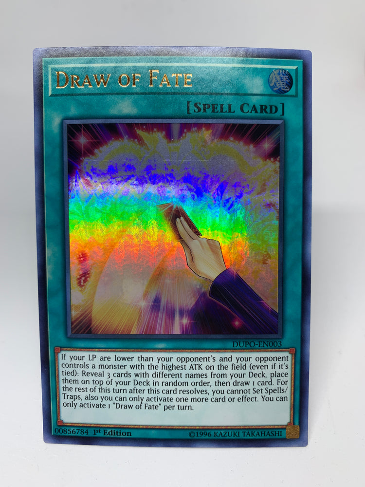 Draw of Fate / Ultra - DUPO-EN003 - 1st Transcend Cards Draw of Fate / Ultra - DUPO-EN003 - 1st Transcend Cards