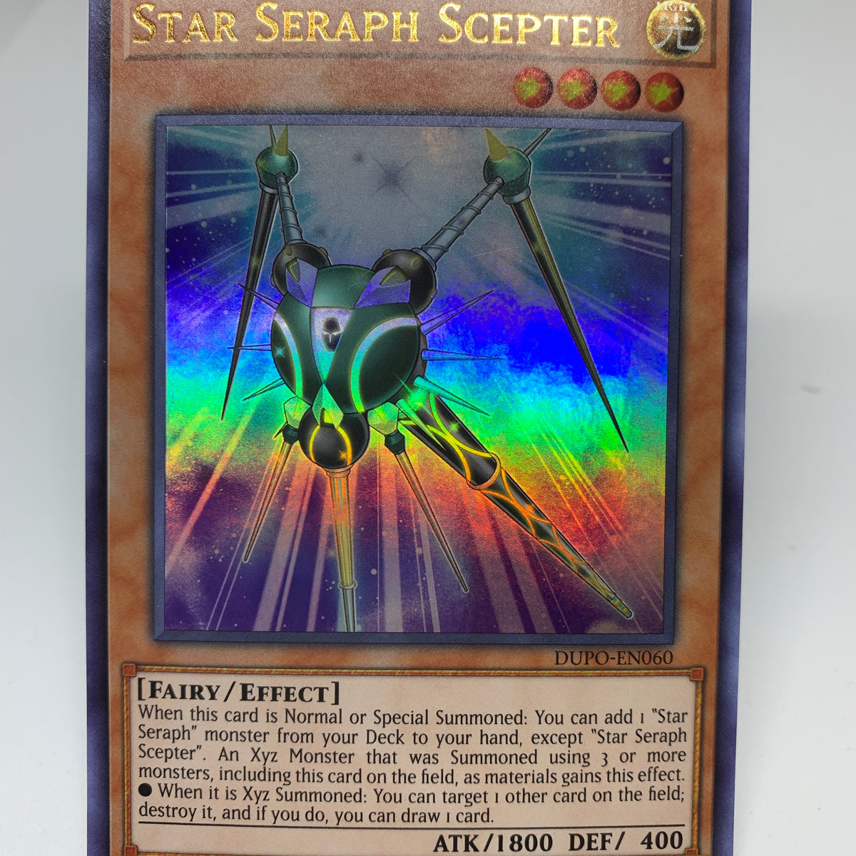Yugioh! Star Seraph Scepter / Ultra - DUPO-EN060
