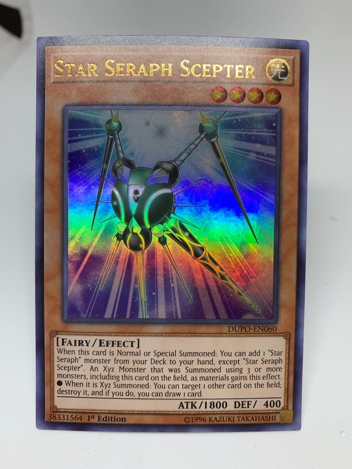 Yugioh! Star Seraph Scepter / Ultra - DUPO-EN060