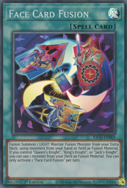 Yugioh Face Card Fusion / Super - KICO-EN005 - 1st