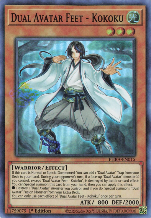 Yugioh Dual Avatar Feet - Kokoku / Super - PHRA-EN015 - 1st