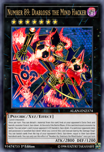 Yugioh! Number 89: Diablosis the Mind Hacker / Secret - BROL-EN073 - 1st