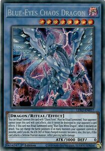 Yugioh Blue-Eyes Chaos Dragon / Secret - LDS2-EN017 - 1st