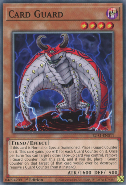 Yugioh Card Guard / Common - EGS1-EN011 - 1st