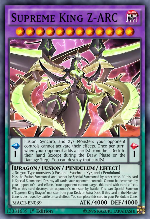 Yugioh Supreme King Z-ARC / Common - LED6-EN054 - 1st